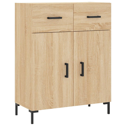 vidaXL Highboard Sonoma Oak 69.5x34x180 cm Engineered Wood