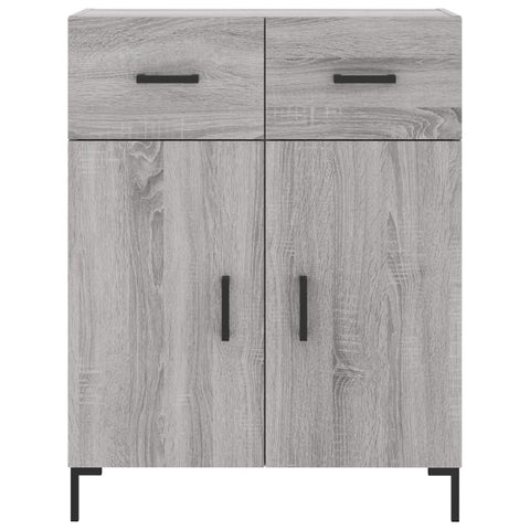 vidaXL Highboard Grey Sonoma 69.5x34x180 cm Engineered Wood