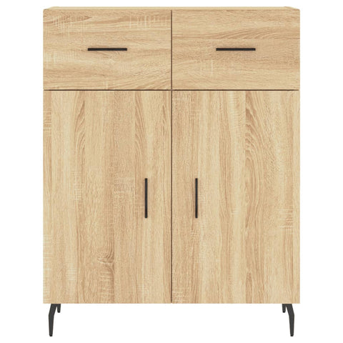 vidaXL Highboard Sonoma Oak 69.5x34x180 cm Engineered Wood