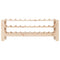 vidaXL Wine Rack 109.5x30x42 cm Solid Wood Pine