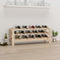 vidaXL Wine Rack 109.5x30x42 cm Solid Wood Pine