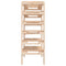 vidaXL Wine Rack 61.5x30x82 cm Solid Wood Pine