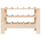 vidaXL Wine Rack 61.5x30x42 cm Solid Wood Pine