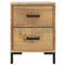 vidaXL Bedside Cabinets 2 pcs 36x30x45 cm Solid Wood Pine
