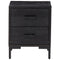 vidaXL Bedside Cabinets 2 pcs Black 36x30x45 cm Solid Wood Pine