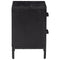 vidaXL Bedside Cabinets 2 pcs Black 36x30x45 cm Solid Wood Pine