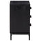vidaXL Bedside Cabinets 2 pcs Black 40x30x55 cm Solid Wood Pine