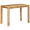 vidaXL Dining Table 110x55x76 cm Solid Wood Mango