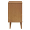 vidaXL Bedside Cabinet MOLDE Brown 40x35x65 cm Solid Wood Pine