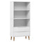 vidaXL Bookcase MOLDE White 85x35x170,5 cm Solid Wood Pine