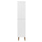 vidaXL Bookcase MOLDE White 85x35x170,5 cm Solid Wood Pine