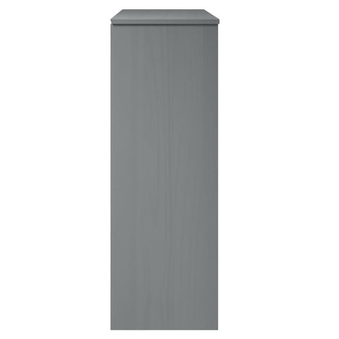 vidaXL Top for Highboard MOLDE Grey 90x35x100 cm Solid Wood Pine