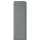 vidaXL Top for Highboard MOLDE Grey 90x35x100 cm Solid Wood Pine