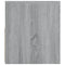 vidaXL Bedside Cabinets 2 pcs with LEDs Grey Sonoma 60x35x40 cm