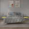 vidaXL Bedside Cabinets 2 pcs with LEDs Grey Sonoma 60x35x40 cm