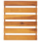 vidaXL 3-Tier Folding Shelf Brown 43x31x63 cm Solid Wood Acacia