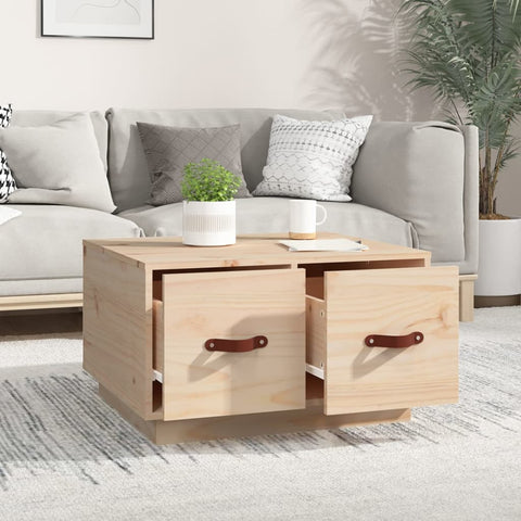 vidaXL Coffee Table 60x53x35 cm Solid Wood Pine