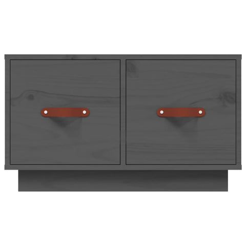 vidaXL Coffee Table Grey 60x53x35 cm Solid Wood Pine