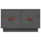 vidaXL Coffee Table Grey 60x53x35 cm Solid Wood Pine