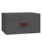 vidaXL Wall-mounted Bedside Cabinets 2 pcs Grey 40x29.5x22 cm