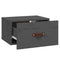 vidaXL Wall-mounted Bedside Cabinets 2 pcs Grey 40x29.5x22 cm