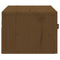 vidaXL Wall-mounted Bedside Cabinet Honey Brown 40x29.5x22 cm