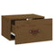 vidaXL Wall-mounted Bedside Cabinet Honey Brown 40x29.5x22 cm