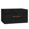 vidaXL Wall-mounted Bedside Cabinet Black 40x29.5x22 cm