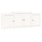 vidaXL Sideboard White 164x37x68 cm Solid Wood Pine