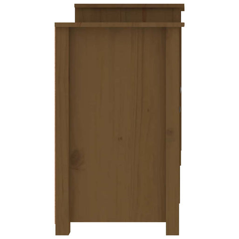 vidaXL Sideboard Honey Brown 164x37x68 cm Solid Wood Pine