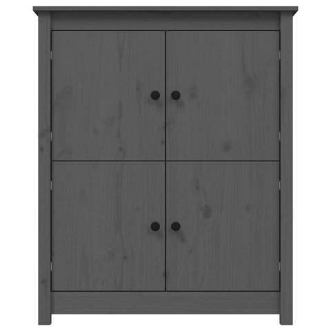 vidaXL Sideboard Grey 83x41.5x100 cm Solid Wood Pine