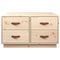 vidaXL Coffee Table 80x80x45 cm Solid Wood Pine