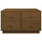 vidaXL Coffee Table Honey Brown 80x80x45 cm Solid Wood Pine