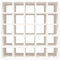 vidaXL Wine Cabinet White 56x25x56 cm Solid Wood Pine
