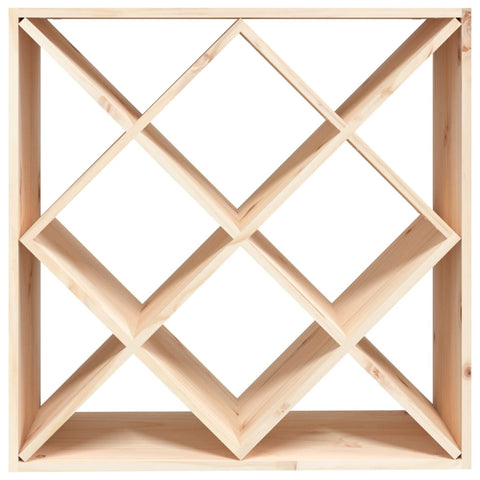 vidaXL Wine Cabinet 62x25x62 cm Solid Wood Pine