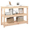 vidaXL Console Table 110x40x74 cm Solid Wood Pine