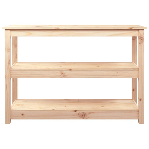 vidaXL Console Table 110x40x74 cm Solid Wood Pine