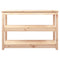 vidaXL Console Table 110x40x74 cm Solid Wood Pine