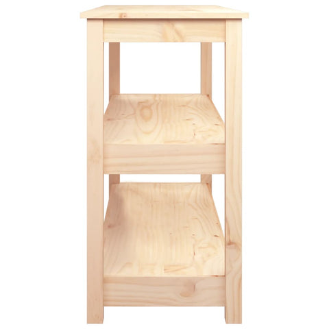 vidaXL Console Table 110x40x74 cm Solid Wood Pine
