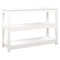 vidaXL Console Table White 110x40x74 cm Solid Wood Pine