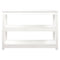 vidaXL Console Table White 110x40x74 cm Solid Wood Pine