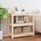 vidaXL Console Table 80x40x74 cm Solid Wood Pine