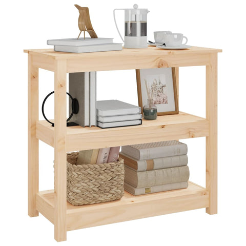 vidaXL Console Table 80x40x74 cm Solid Wood Pine