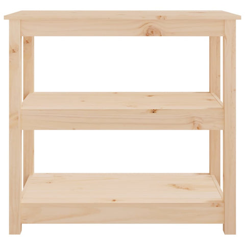 vidaXL Console Table 80x40x74 cm Solid Wood Pine