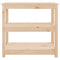vidaXL Console Table 80x40x74 cm Solid Wood Pine