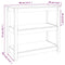 vidaXL Console Table 80x40x74 cm Solid Wood Pine