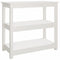 vidaXL Console Table White 80x40x74 cm Solid Wood Pine