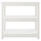 vidaXL Console Table White 80x40x74 cm Solid Wood Pine