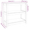 vidaXL Console Table White 80x40x74 cm Solid Wood Pine