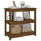 vidaXL Console Table Honey Brown 80x40x74 cm Solid Wood Pine